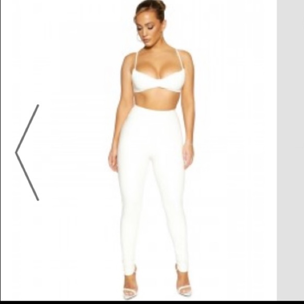 Faux real leather leggings